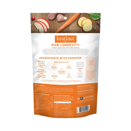 Nature's Variety Instinct 269g Raw Longevity Freeze-Dried Raw Meals ((Cage-Free Chicken Recipe)) Kitten 本能 凍乾長壽主食糧 走地雞 幼貓 9.5oz (621508) (EXP: 29/3月/2027) Nature's Variety Instinct 269g Raw Longevity Freeze-Dried Raw Meals ((Cage-Free Chicken Recipe)) Kitten 本能 凍乾長壽主食糧 走地雞 幼貓 9.5oz (621508) (EXP: 29/3月/2027)